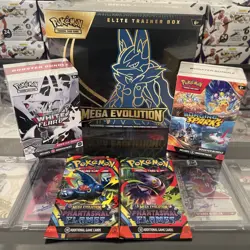Pokemon ETB Mega Evolution Elite Trainer Box Plus Boosters And 2 Packs - Image 1