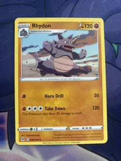 Pokemon TCG Lost Origin Rhydon 090/196 - Image 1