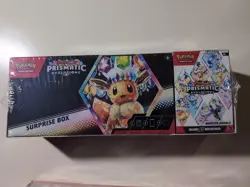Pokemon Prismatic Evolutions Surprise Box And Booster Bundle Sealed - Image 1