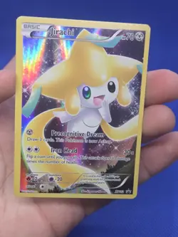 Pokemon XY Promo Jirachi XY112 Black Star Promo Holo Foil LP - Image 2