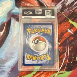 2017 Pokemon Sun & Moon Crimson Invasion Secret #114 Nihilego GX PSA 8 Holo - Image 2