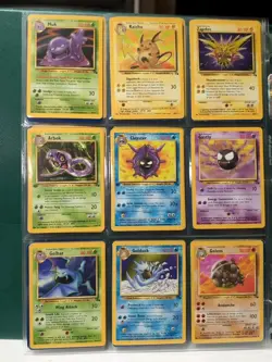 Pokemon Fossil 100% Complete Master Set 62/62 WOTC Vintage 1999 Holo Rare Binder - Image 4