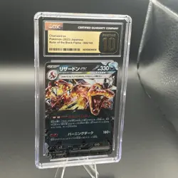 PRISTINE 10!! Charizard ex 066/108 Ruler of the Black Flame Holo JPN Pokemon TCG - Image 1
