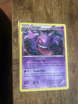 Gengar 60/162 Breakthrough Reverse Holo Holo Rare Stage 2 130 HP Pokemon TCG - Image 1