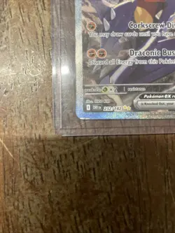 Pokemon Cynthia's Garchomp EX 232/182 Destined Rivals Holo Illustration Rare - Image 4