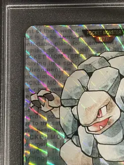 Pokemon Japanese PSA 9 Carddass Golem Green Prism 1996 Bandai No.76 - Image 3