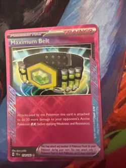 Maximum Belt 154/162 - Temporal Forces - Pokemon TCG - ACE SPEC Rare - Image 1