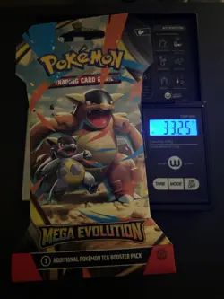 (VERY HEAVY) 33.25g Pokemon TCG Mega Evolution Sleeved Booster Pack (SEALED)✅ - Image 1
