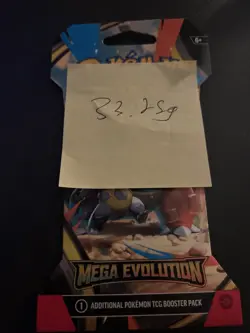 (VERY HEAVY) 33.25g Pokemon TCG Mega Evolution Sleeved Booster Pack (SEALED)✅ - Image 4
