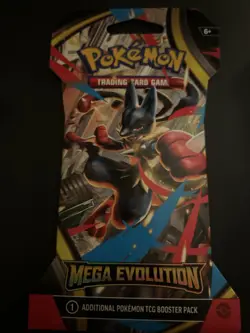 (VERY HEAVY) 33.22g Pokemon TCG Mega Evolution Sleeved Booster Pack (SEALED)✅ - Image 2