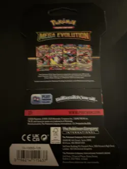 (VERY HEAVY) 33.22g Pokemon TCG Mega Evolution Sleeved Booster Pack (SEALED)✅ - Image 3
