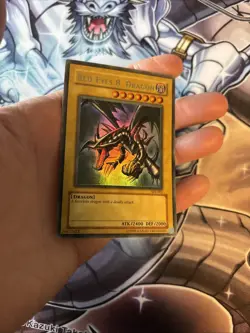 Yu-Gi-Oh! TCG Red-Eyes Black Dragon SDJ-001 Vintage Holo Unlimited LP (WNU) - Image 2
