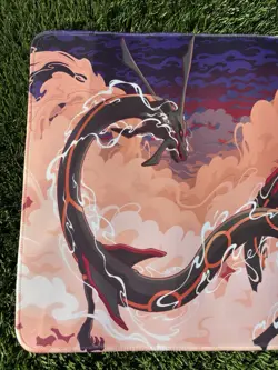 Shiny Rayquaza Board Game Pokemon Playmat Card Desk Mat TCG CCG Pad Mousepad 24” - Image 2