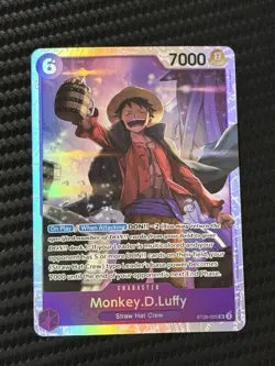 Monkey.D.Luffy ST26-005 SR ONE PIECE Card Game NM Purple Starter Deck 26 NM - Image 1