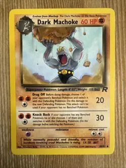 Dark Machoke - Team Rocket - 40/82 - Pokemon Card WOTC NM/VLP - Image 1