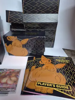 Pokemon Card Lot 194 Cards (2) Shining Fates Box's With Guides Storage Unit Find - Image 4