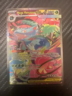 Pokemon TCG Mega Venusaur EX Card 177/132 English, Near Mint Condition - Image 1