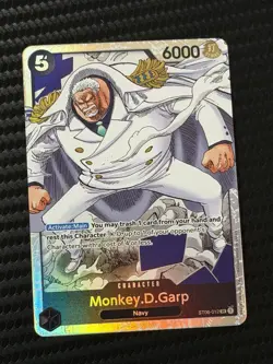 One Piece Card Game Monkey.D.Garp ST06-012 Super Rare NM English - Image 1