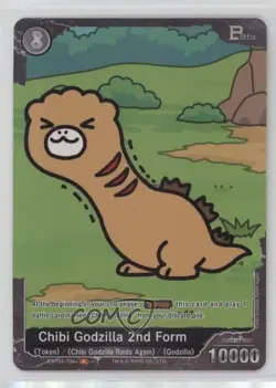 2025 Card Game: G: Monsters Raid Again Token P Chibi 2nd Form Godzilla - Image 1