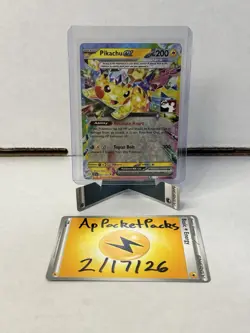 Pikachu ex 057/191 Prize Pack Series Cards Holo - Image 2