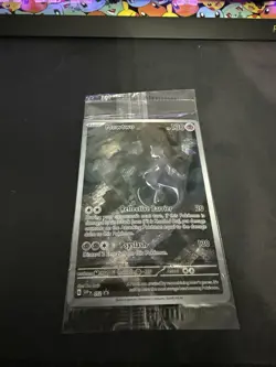2023 SEALED Mewtwo Holo Black Star Promo Card SVP052 52 TCG CCG Pokemon Full Art - Image 1