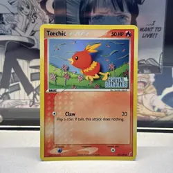 Pokemon Card - Torchic Crystal Guardians 65/100 Common Reverse Holo Stamped - Image 1