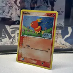Pokemon Card - Torchic Crystal Guardians 65/100 Common Reverse Holo Stamped - Image 3