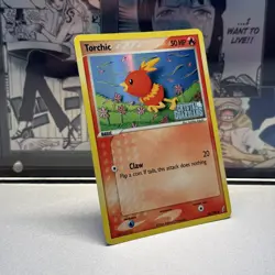 Pokemon Card - Torchic Crystal Guardians 65/100 Common Reverse Holo Stamped - Image 4