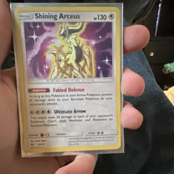 Pokemon Shining Arceus 57/73 Shining Legends 130HP Shiny Holo Rare Card English - Image 1