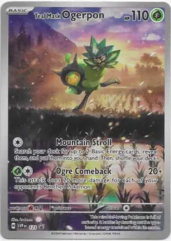 Teal Mask Ogerpon 123 Sv: Scarlet & Violet Promo Cards Holo - Image 1