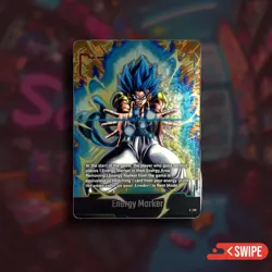 Bandai Dragon Ball Super Card Game Energy Marker SSB Gogeta E-126 2nd Anniv - Image 1