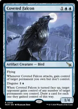 COVETED FALCON x4 mtg NM-M Murders at Karlov Manor 4 Rare - Image 1