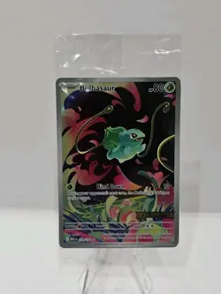 Bulbasaur 133/132 Mega Evolution Box Topper Stamp Stamped Promo Pokemon Card - Image 1