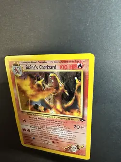 Blaine's Charizard 2/132 Gym Challenge Set Holo Rare Vintage Pokemon LP - Image 3