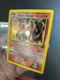 Blaine's Charizard 2/132 Gym Challenge Set Holo Rare Vintage Pokemon LP - Image 5