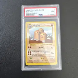 Pokemon 1999 Game TCG Dugtrio Base Set 19/102 Regular Shadowless Rare PSA 9 MINT - Image 4
