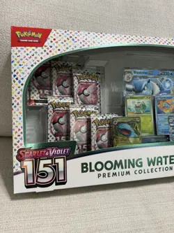 Pokemon TCG Scarlet & Violet 151 Blooming Waters Premium Collection Box - Image 2