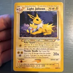 Pokemon TCG Light Jolteon Neo Destiny Card 48/105 Unlimited Uncommon - Image 1