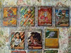 Pokemon TCG Ultra Rare Lot ×10 Full Art, F.A Trainer, EX, Pokeball, A-Spec - Image 2