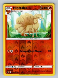 Ninetales (30) 030/264 Reverse Holo SWSH08: Fusion Strike NM - LP Pokemon TCG - Image 1