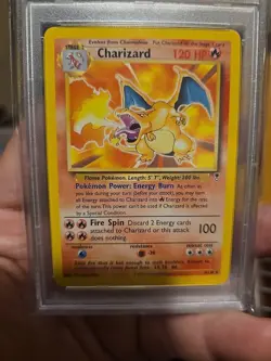 2002 Pokemon Charizard #3 Psa 10 Non Holo Legendary Collection Lava Theme Deck - Image 3