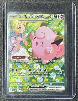 LILLIE'S CLEFAIRY EX 2025 POKEMON JOURNEY TOGETHER #184/159 SIR - Image 1