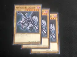 Red-Eyes B. Dragon (3x) LEDU-EN000 Common - 1st Edition NM Yugioh - Image 1
