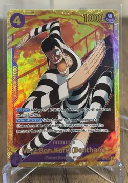 One Piece TCG Mr.2 Bon Kurei (Bentham) EB01-061 SEC PRB02 English - Image 1