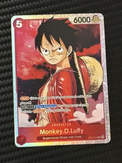 Monkey.D.Luffy ST01-012 SR - One Piece TCG - Starter Deck 1: Straw Hat Crew NM - Image 1