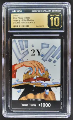 2025 ONE PIECE CCG DON!! LEGACY OF THE MASTER 2Y CGC 10 PRISTINE C PT - Image 1