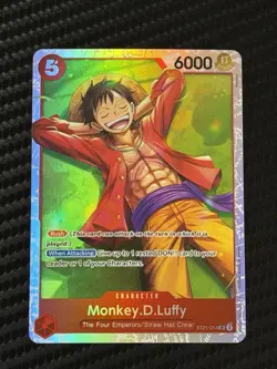 Monkey D Luffy (014) ST21-014 SR One Piece TCG Starter Deck EX: Gear 5 English - Image 1