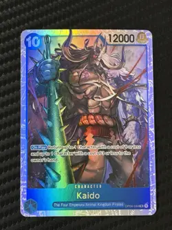 One Piece Kingdoms Of Intrigue Kaido OP04-044 SR English NM - Image 1