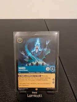 HADES - Infernal Schemer Legendary 151/204 Disney Lorcana FABLED Non-Foil - Image 1