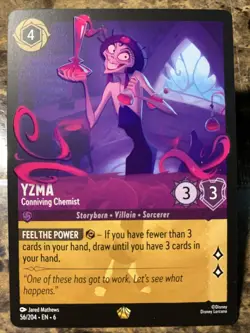 Disney Lorcana Azurite Sea Yzma - Conniving Chemist Regular Legendary - Image 1